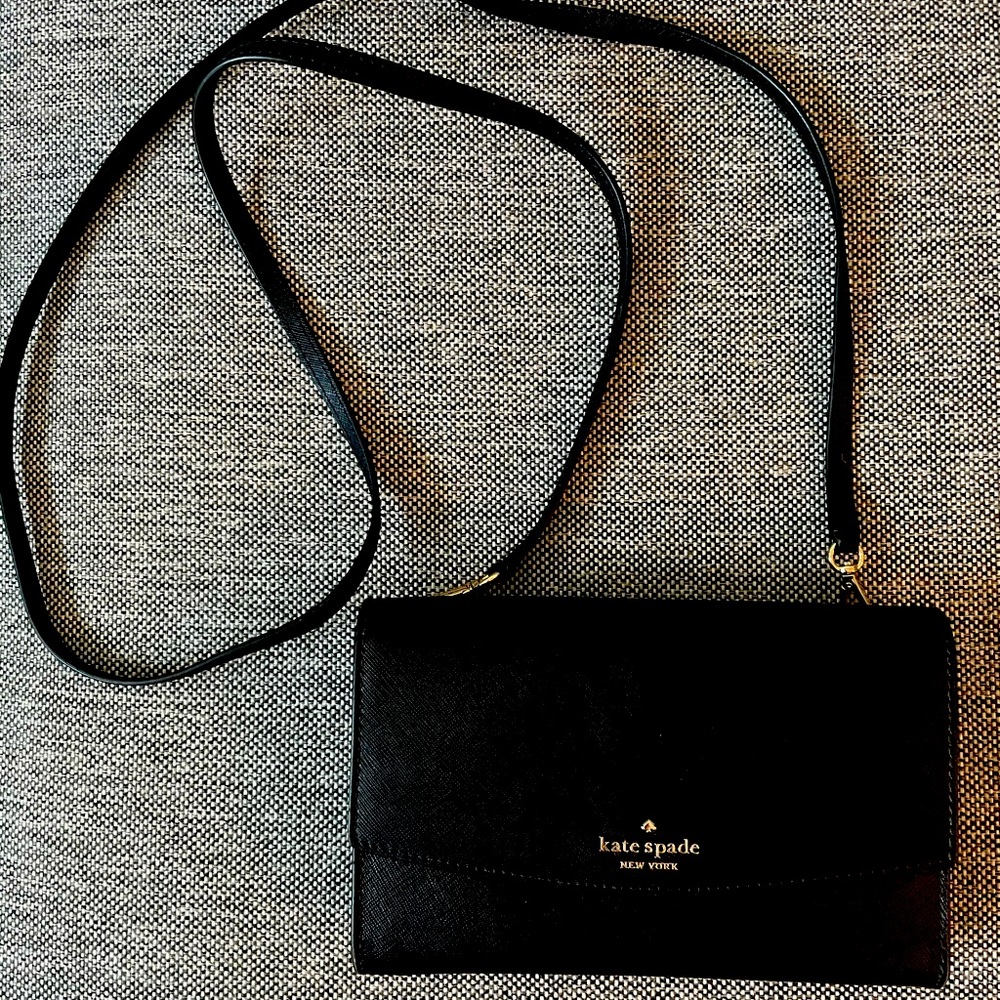 Kate Spade Laurel Way winni - black leather